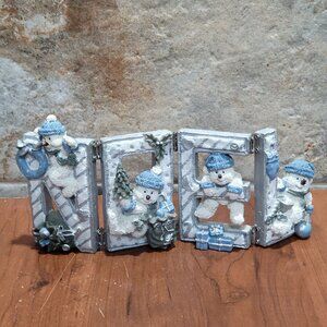 Holiday Christmas Noel Snowmen Figurine